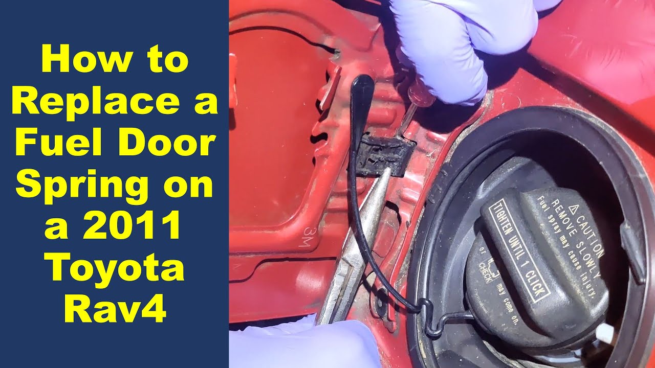How to Replace a Fuel Door Spring on a 2011 Toyota Rav4 (Fuel Door Not Opening)