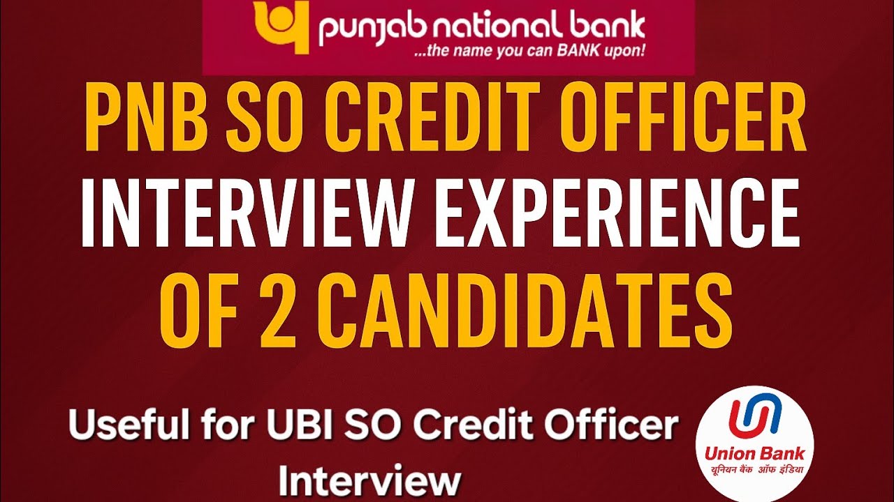 PNB SO Credit Officer Interview Experience 2025. IBPS PO/SO. #pnbso2025 #ubiso 
