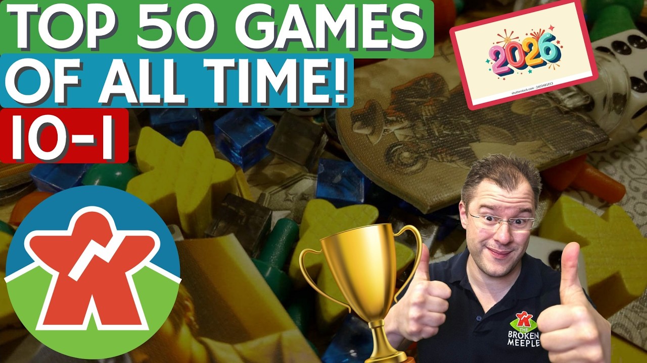 Top 50 Board Games (2026) - 10-1