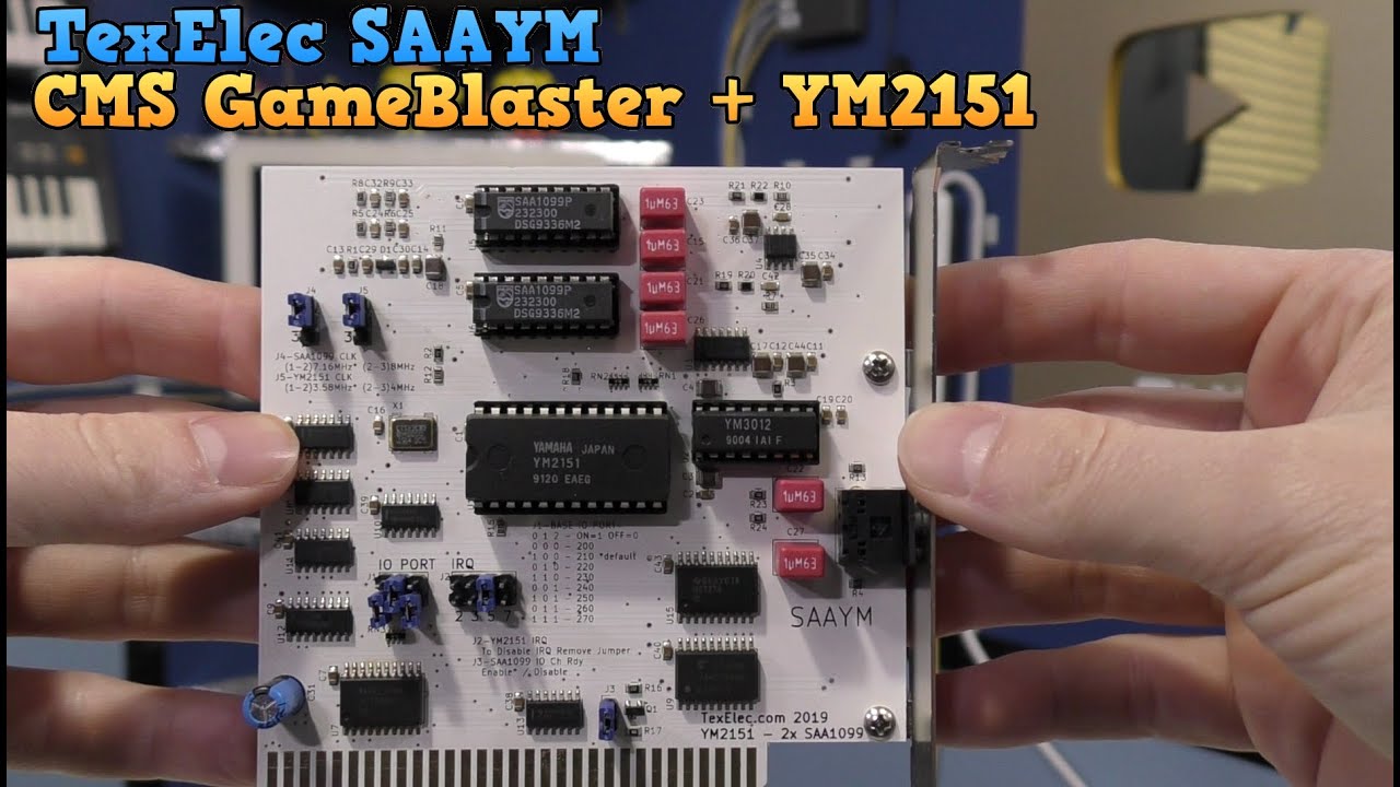 SAAYM - клон GameBlaster CMS с YM2151!