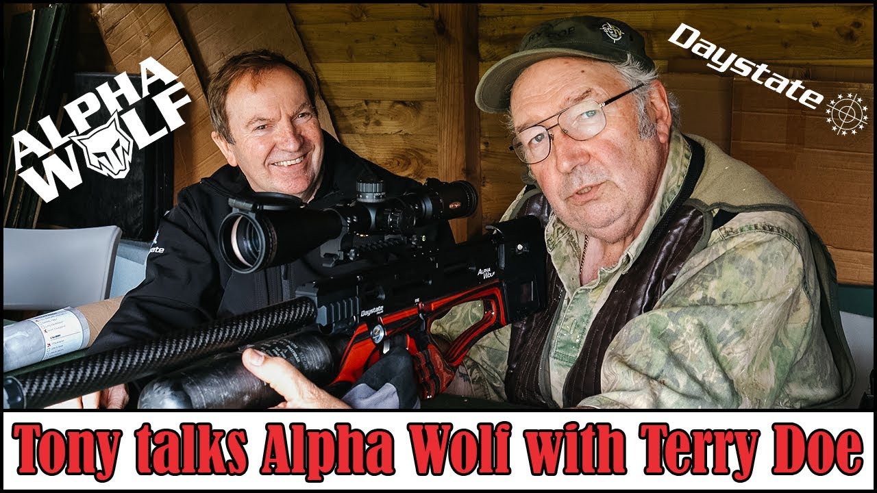 Alpha Wolf Talk - Terry Doe & Tony Belas test out the new Daystate Rifle!