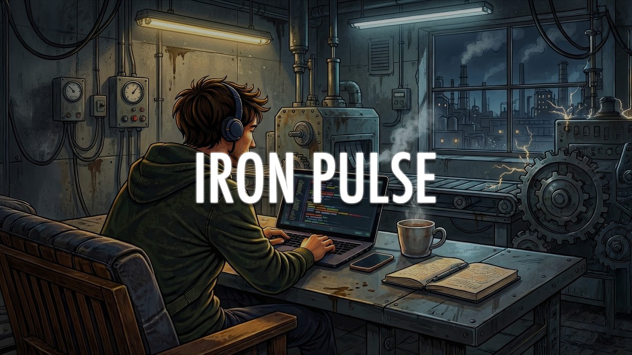 Iron Pulse — Industrial Ambient & Machine Lo-Fi for Heavy Focus