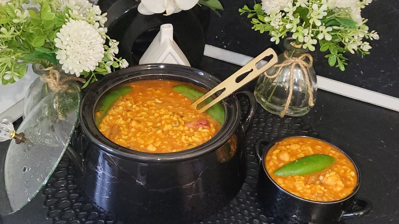 برغل جاري بالدبابش ( برغل تونسي 🇹🇳 ) بنة ومنفعة في برد / borghol jeri tunisien 😋👍