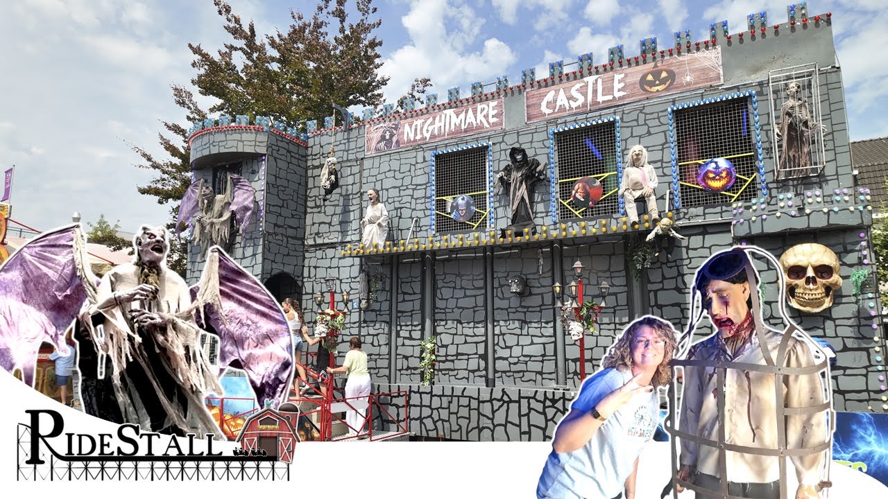 Nightmare Castle (Pasveer) - gutes nostalgie Grusel-Fun-House Kermis Tilburg 2025 | POV Walkthrough