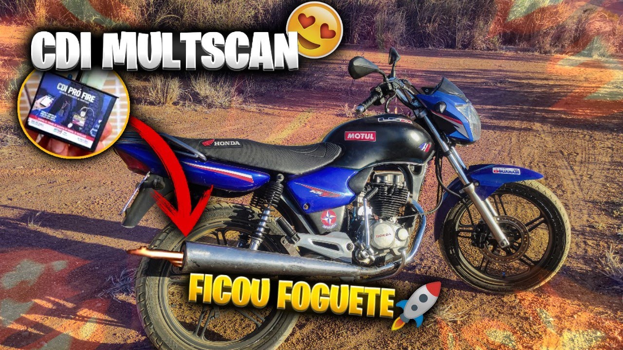 CDI 9 CORTES NA TITAN 125 MONTADINHA