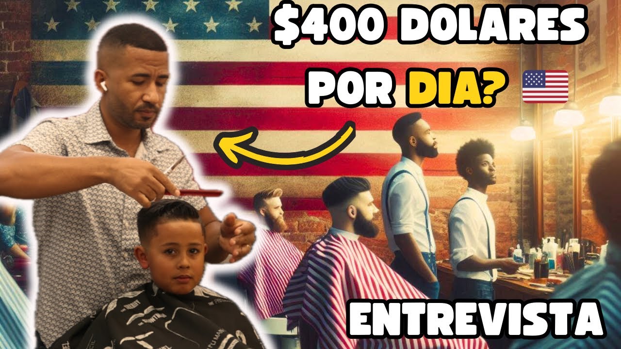 Quanto Ganha um BARBEIRO nos Estados Unidos? Entrevista com Barbeiro na Flórida!