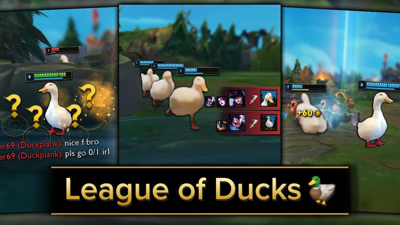 🦆 LEAGUE OF DUCKS 🦆 Meme Edit
