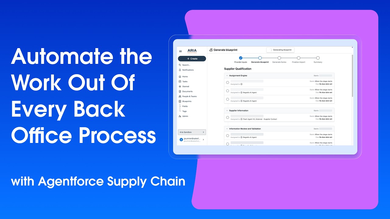 How to Automate Back Office Processes with AI Agents | Agentforce Supply Chain