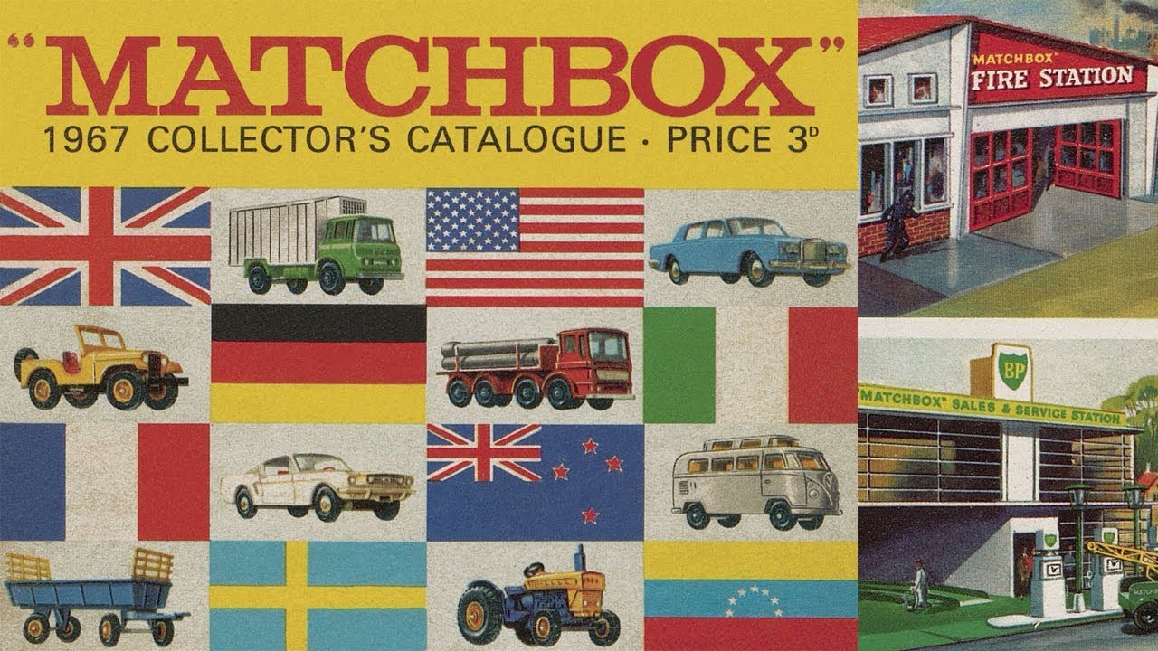 Презентация всех моделей Matchbox 1967 года.