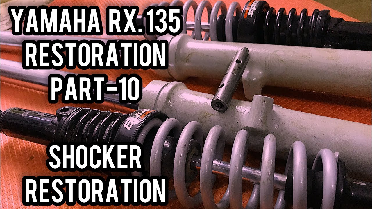Yamaha Rx135❗️Restoration ❗️Part-10❗️shocker oil changing❗️Malayalam video.