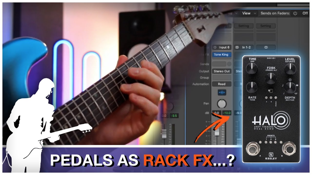 Using Guitar Pedals as Effects in Logic Pro X! 🤘 (Ft. The Keeley Halo)
