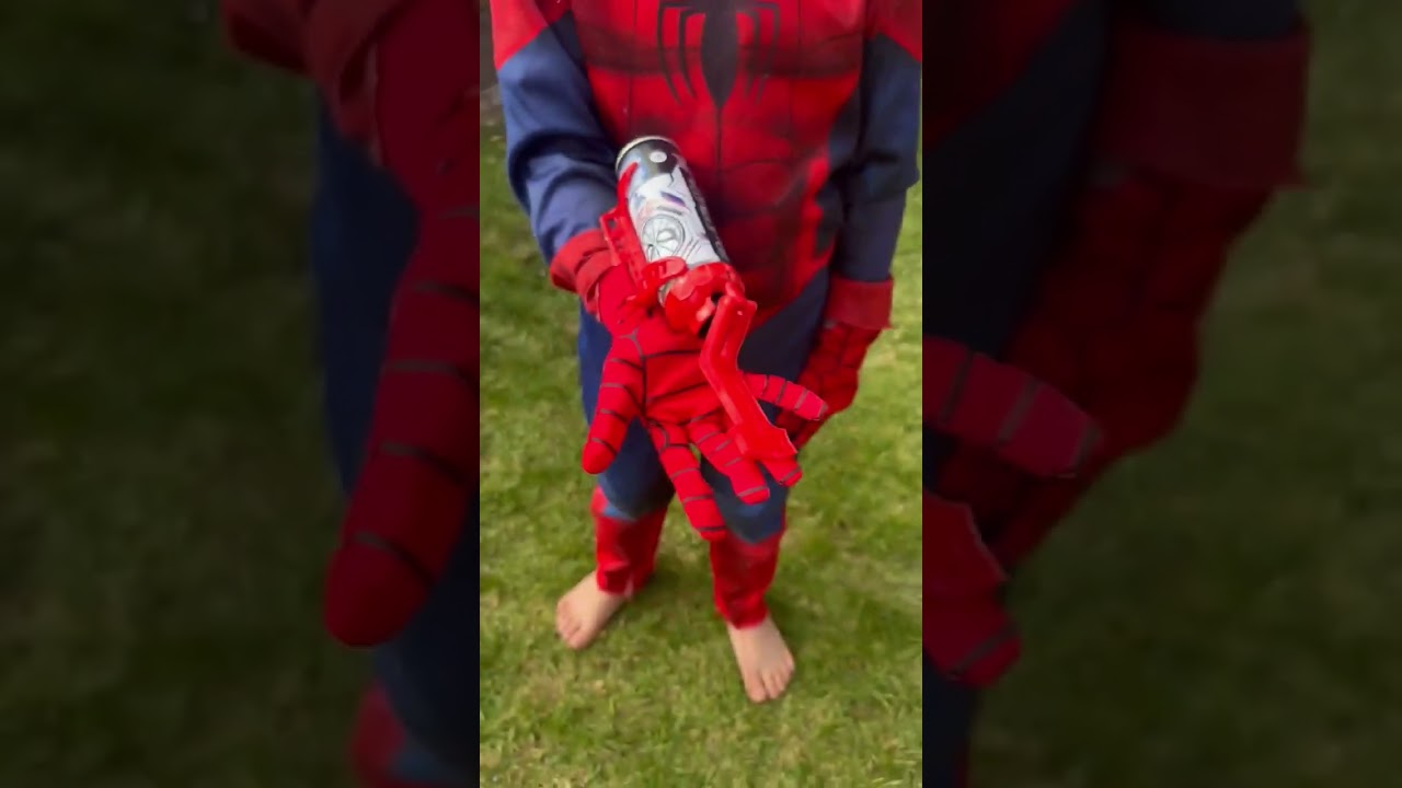 Marvel Spider Man Super Web Slinger, 2 In 1 Shooter! #spiderman #superhero #kids