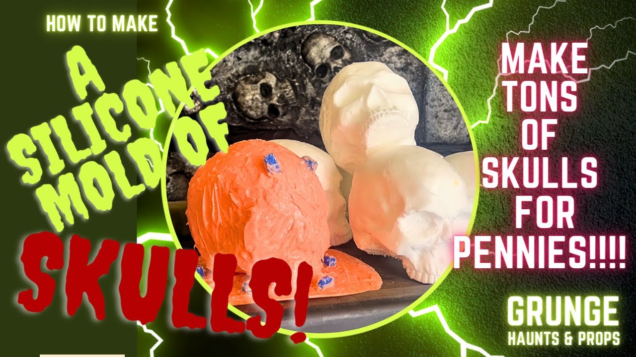 How to Make a Silicone Glove Mold of a Skull