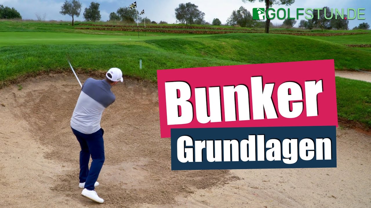 Bunkerschlag aus dem Grünbunker (Golf-Technik Bunker)