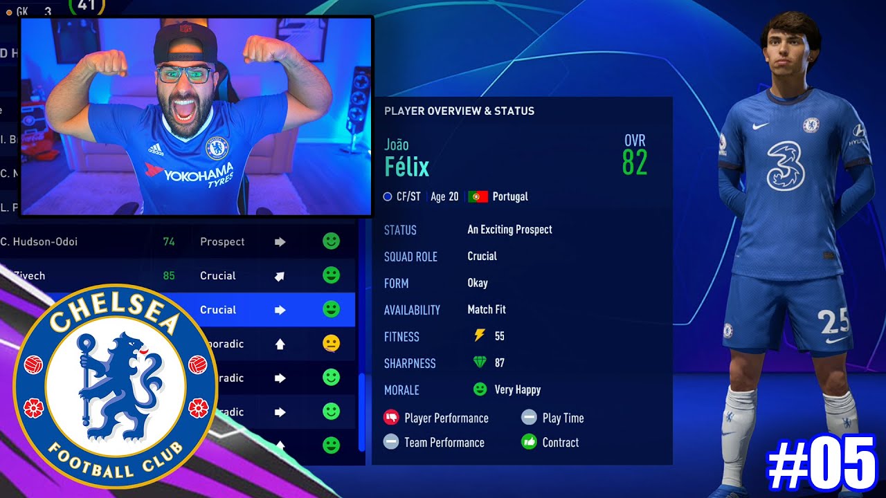 OMG!!! JOAO FELIX $130,000,000 CHELSEA SIGNING!! FIFA21 Career Mode