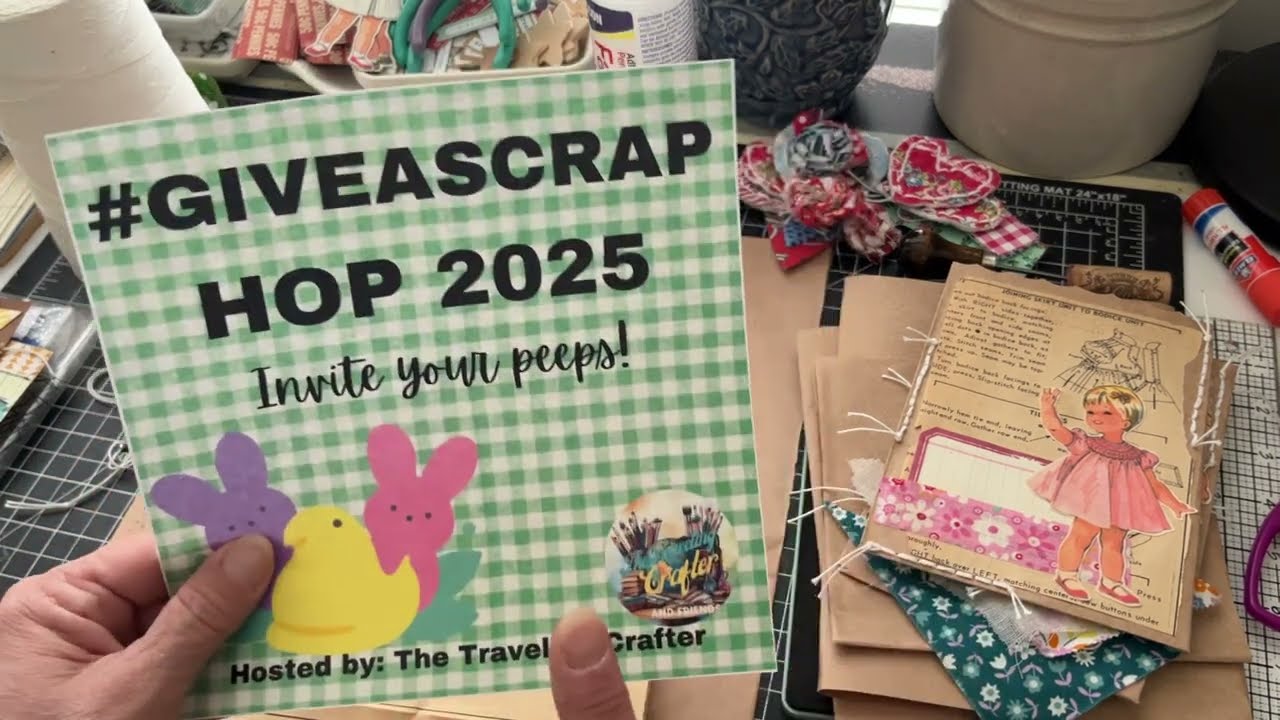 #GiveAScrap Hop - hosted by Angela the Traveling Crafter
