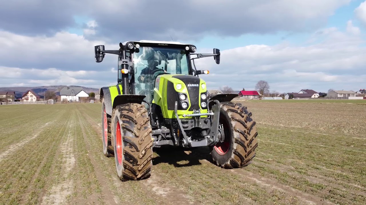 Nawozy 2021 z nowymi nabytkami. Claas Arion 450 Atos 340