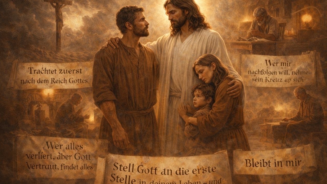 JESUS : STELL GOTT AN DIE ERSTE STELLE IN DEINEM LEBEN! UND DEIN LEBEN WIRD NIE MEHR DASSELBE SEIN !