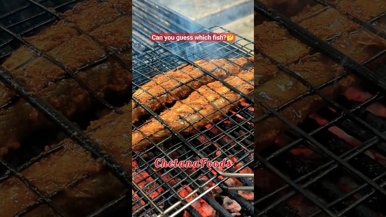 Anyone likes whole fish grill?🤤 Masala Fish Fry | Fish Barbecue | Indian Street Food #seafood