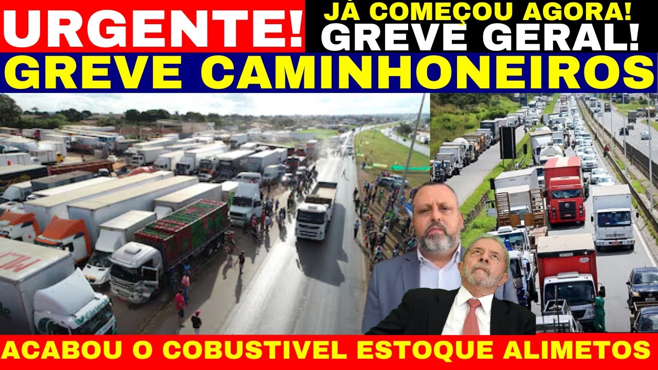LIDER DOS CAMINHONEIROS FAZ CONVOCAÇÃO GREVE GERAL COMEÇOU BRASIL VAI PARA ESTOQUE ALIMENTOS!