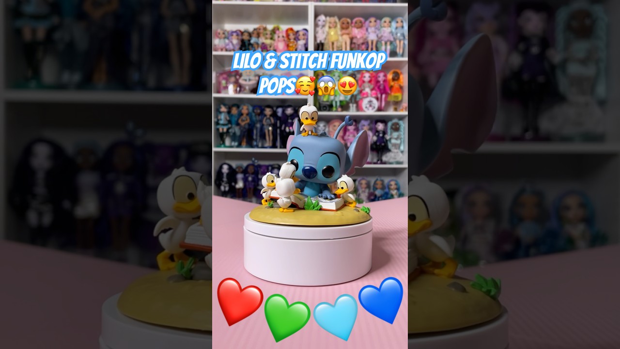 MY LILO AND STITCH FUNKO POP COLLECTION 💚❤️🩵💙 #stitch #funkopop #funko