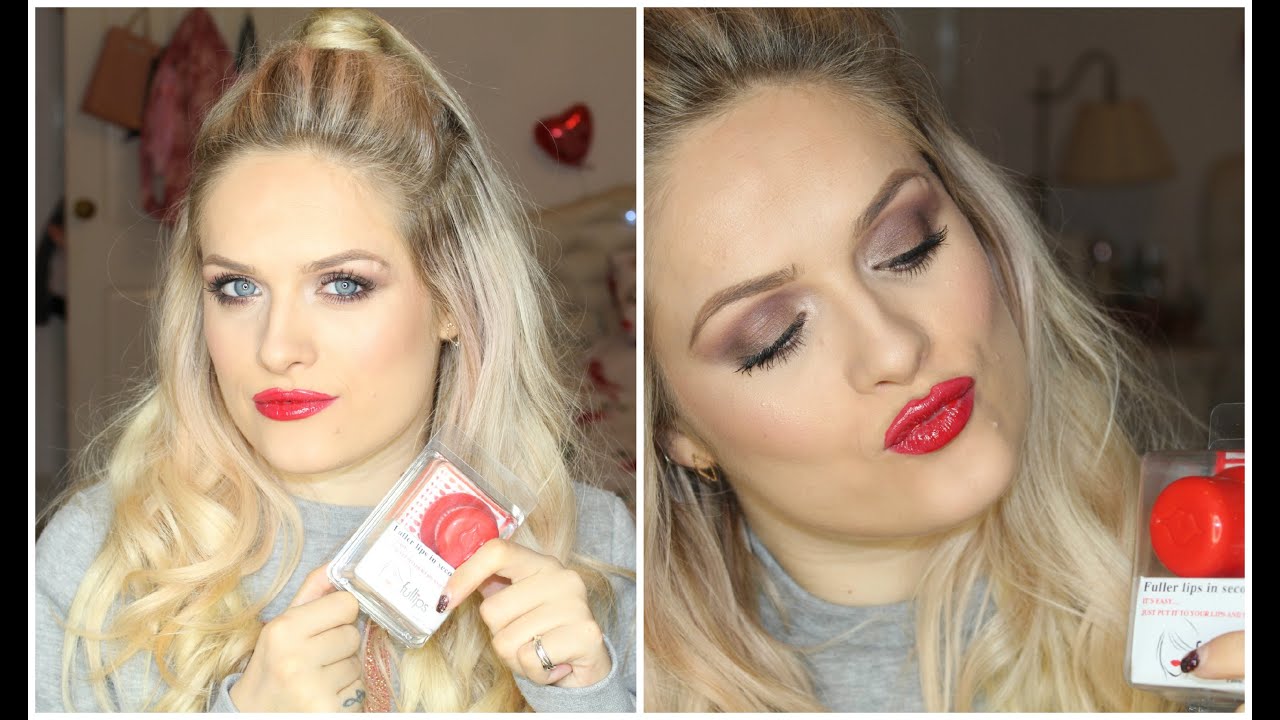 How To Get Pouty Lips Without Injections ♡ Full Lips Enhancer Review & Demo