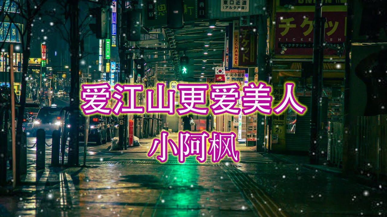 愛江山更愛美人 - 小阿楓 - 『超高无损音質』【動態歌詞Lyrics】