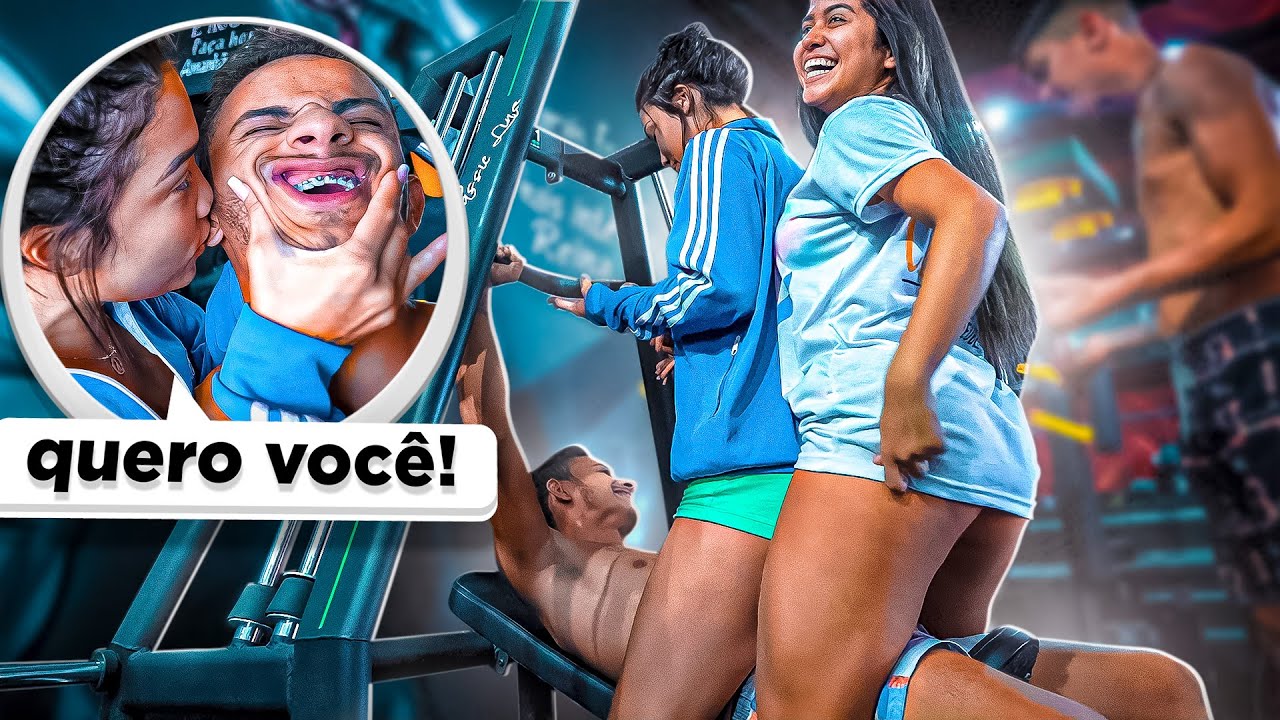 Ele não esperava por isso durante o treino