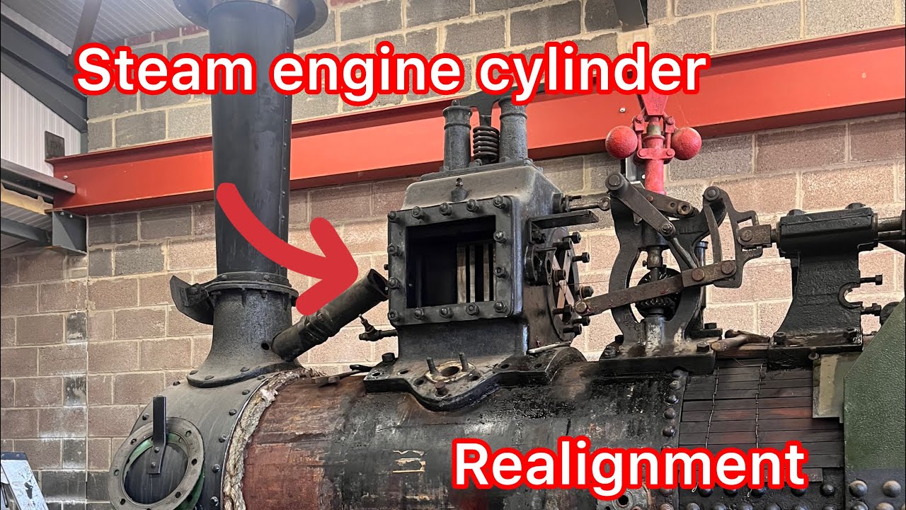 Steam Engine restoration Wallis and steevens cylinder alignment