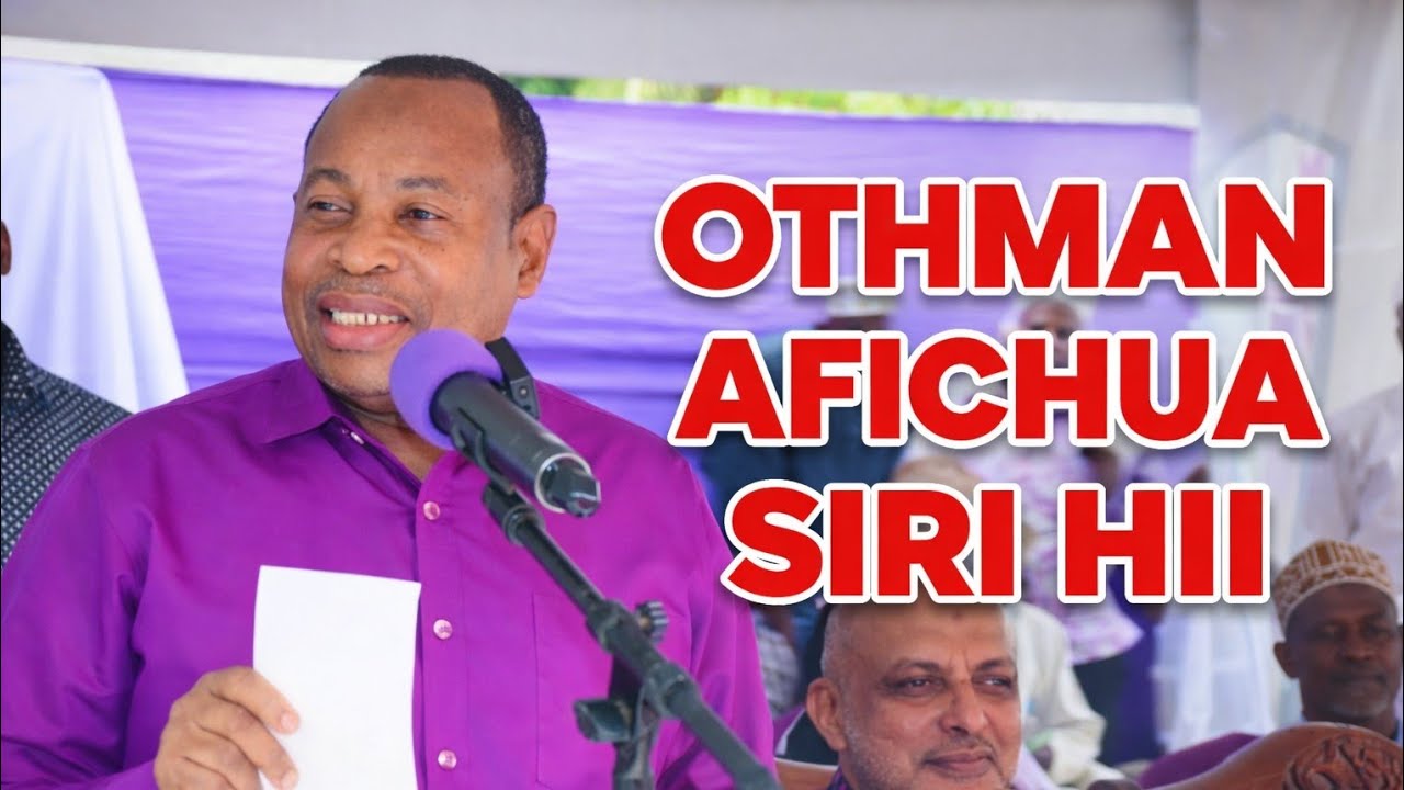 KWA MARA YA KWANZA || OTHMAN MASOUD AFICHUA SIRI YA MAZUNGUMZO