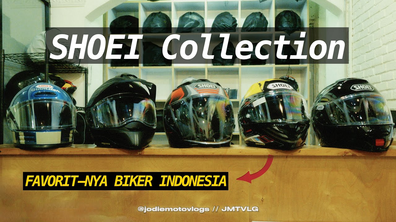 Types of SHOEI Helmets in Indonesia 🔥