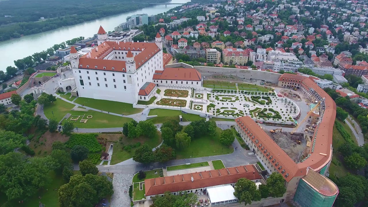 Bratislava - a gem on the Danube, filmed with a drone