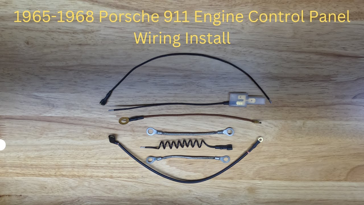 1965-1968 Porsche 911 Engine Control Panel  Wiring Install