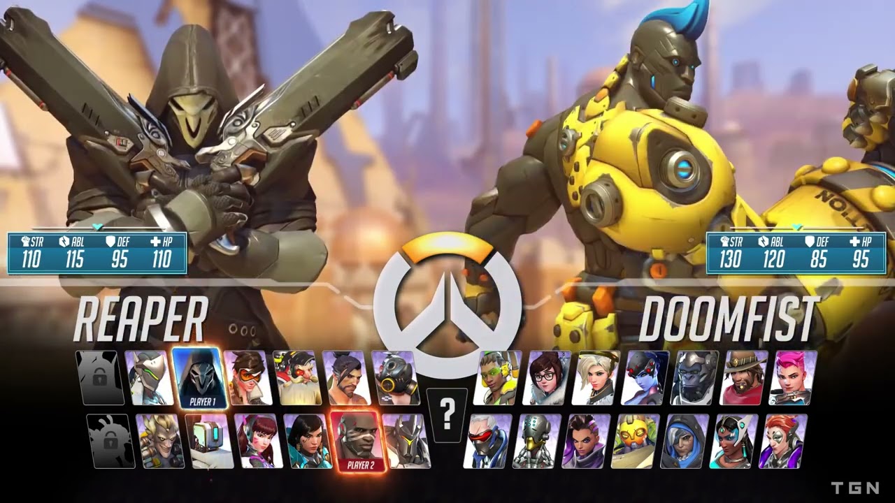 [REUPLOAD] IF OVERWATCH WAS A FIGHTING GAME