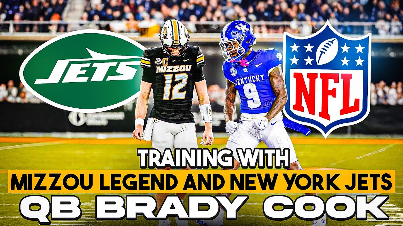 Тренировка с квотербеком New York Jets Брэди Куком