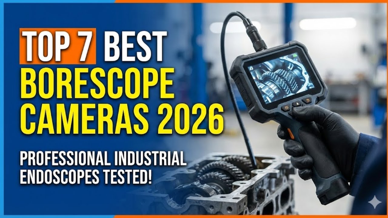 Top 7 Best Borescope Inspection Cameras 2026 – Industrial Endoscopes Inspection Camera Tested!