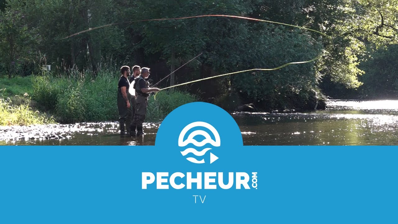 Initiation de pêche à la mouche pour l'équipe de Pecheur.com