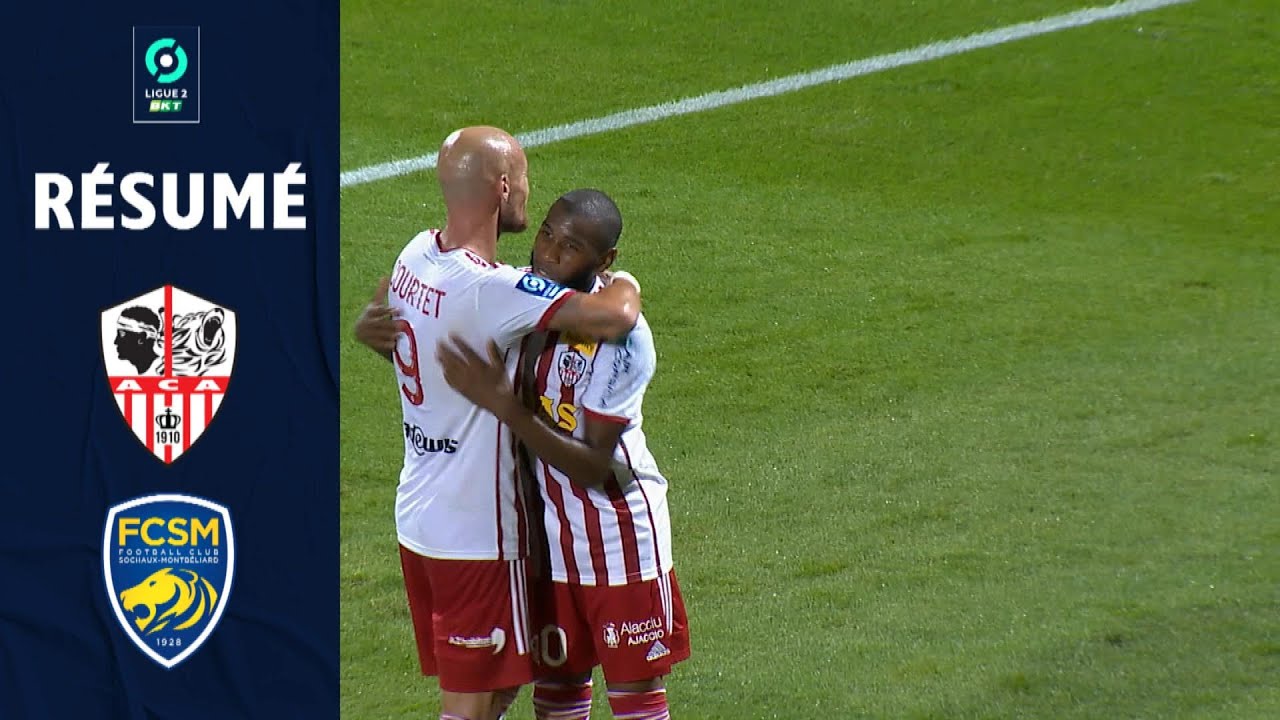 AC AJACCIO - FC SOCHAUX-MONTBÉLIARD (1 - 0) - Résumé - (ACA - FCSM) / 2021-2022