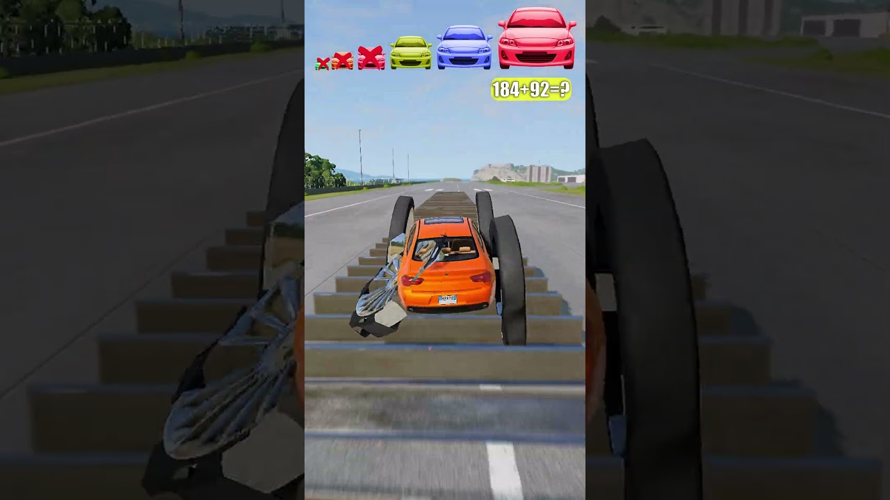 Big and Small Cars vs 100 Variable Beams! 💥 | BeamNG Drive 