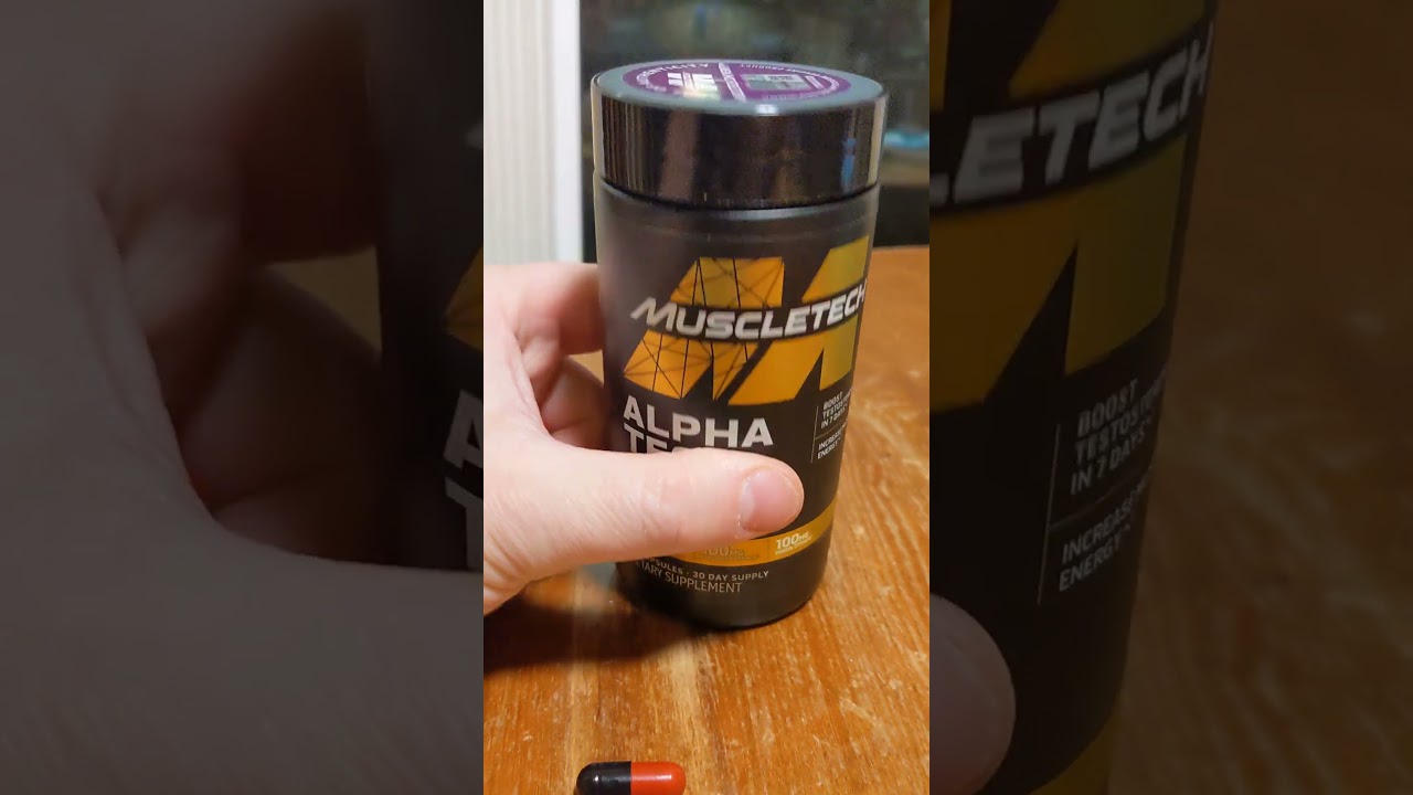 Усилитель тестостерона для мужчин, MuscleTech AlphaTest