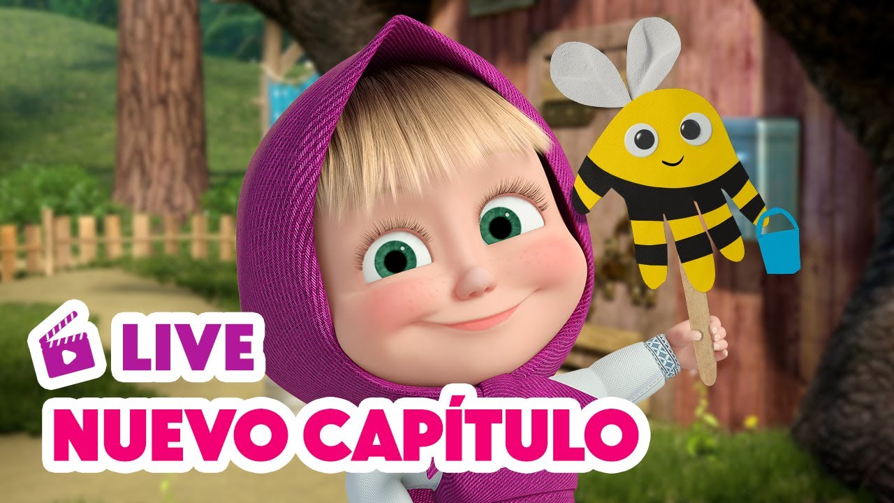 🔴 LIVE 🐻👧 Masha y el Oso 💥 NUEVO CAPÍTULO 🎨✂🐟 Día de manualidades