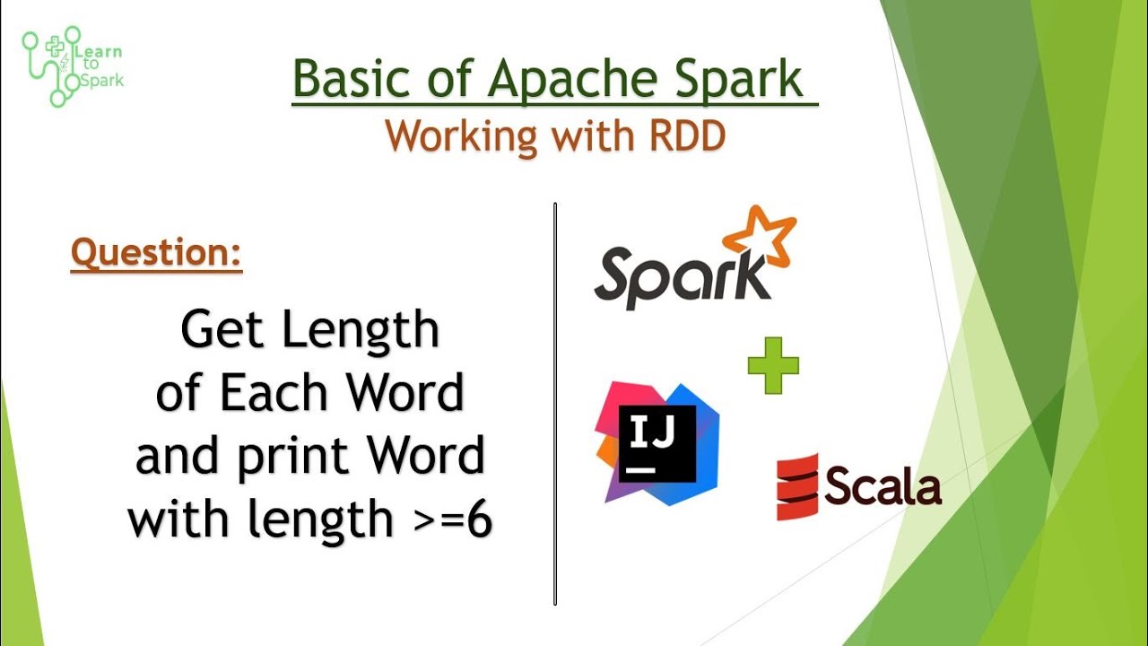 Basics of Apache Spark | Spark RDD - Coding Exercise | LengthCount| Spark Scala - SBT|  learntospark
