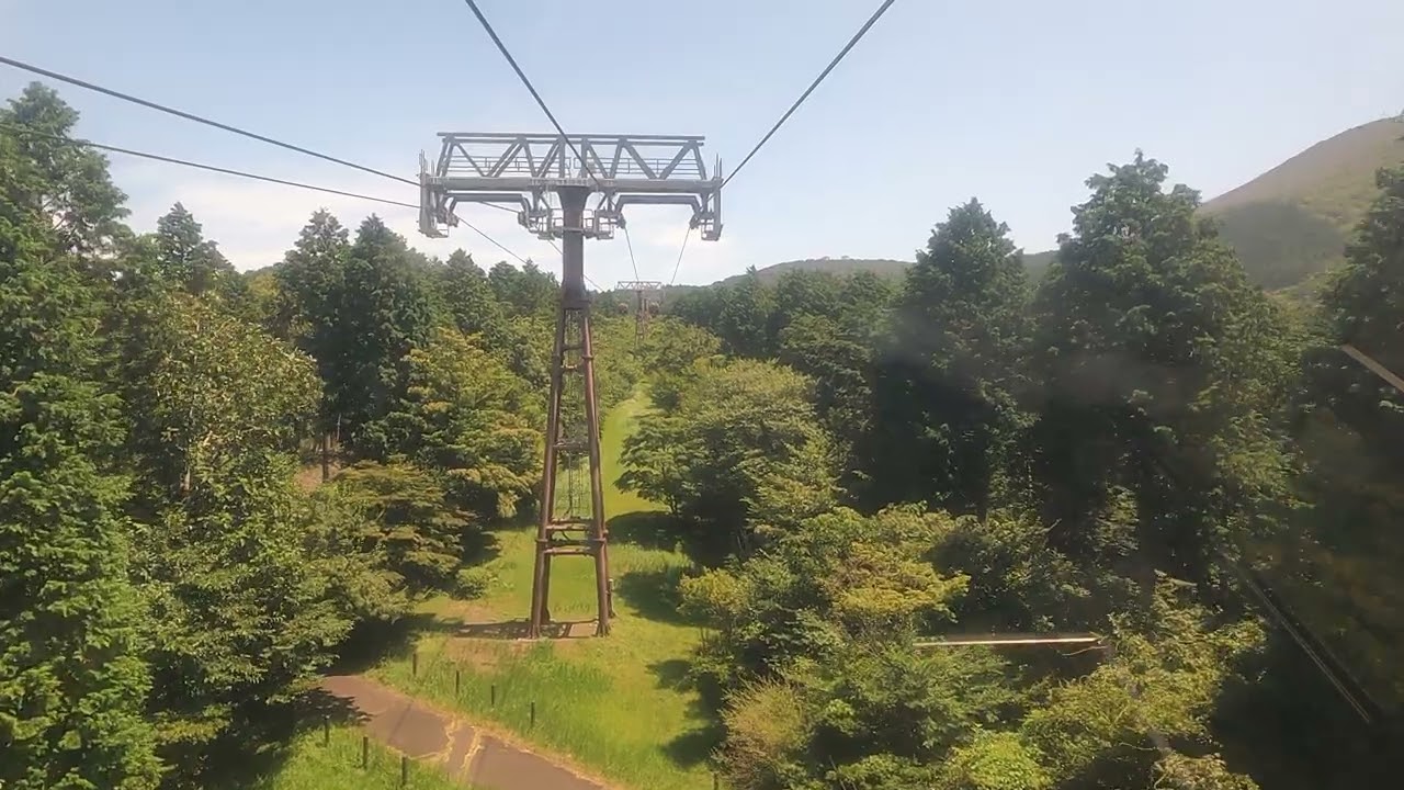 Hakone Ropeway Ride 02 | Japan 4K ASMR | 箱根ロープウェイ乗車 | Nam Mai TV