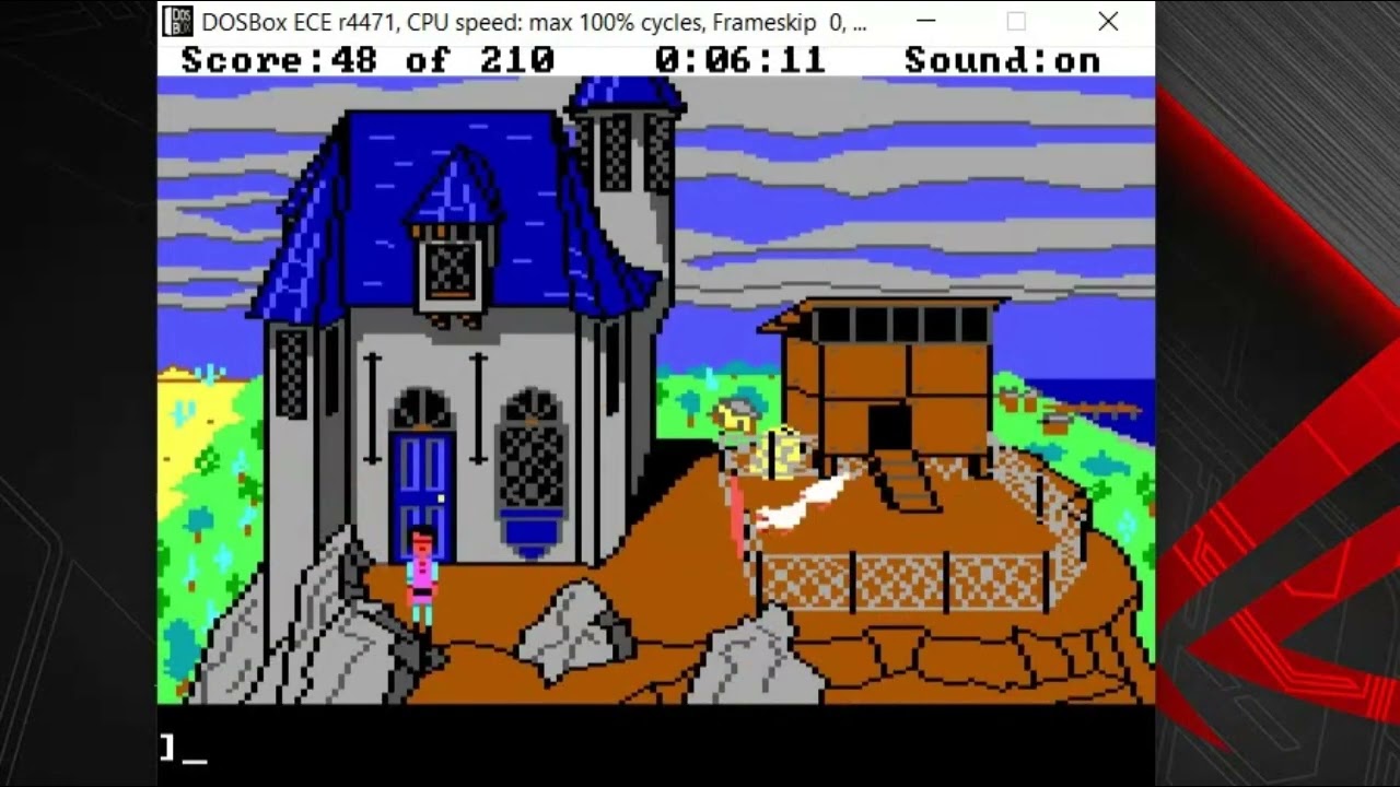 King's Quest 3 100% 51min speedrun