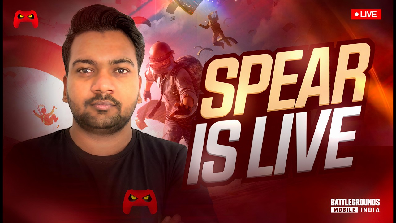 SPEAR IS BACK! | 4.2 Update Rank Push | BGMI LIVE | SPEAR GAMING |