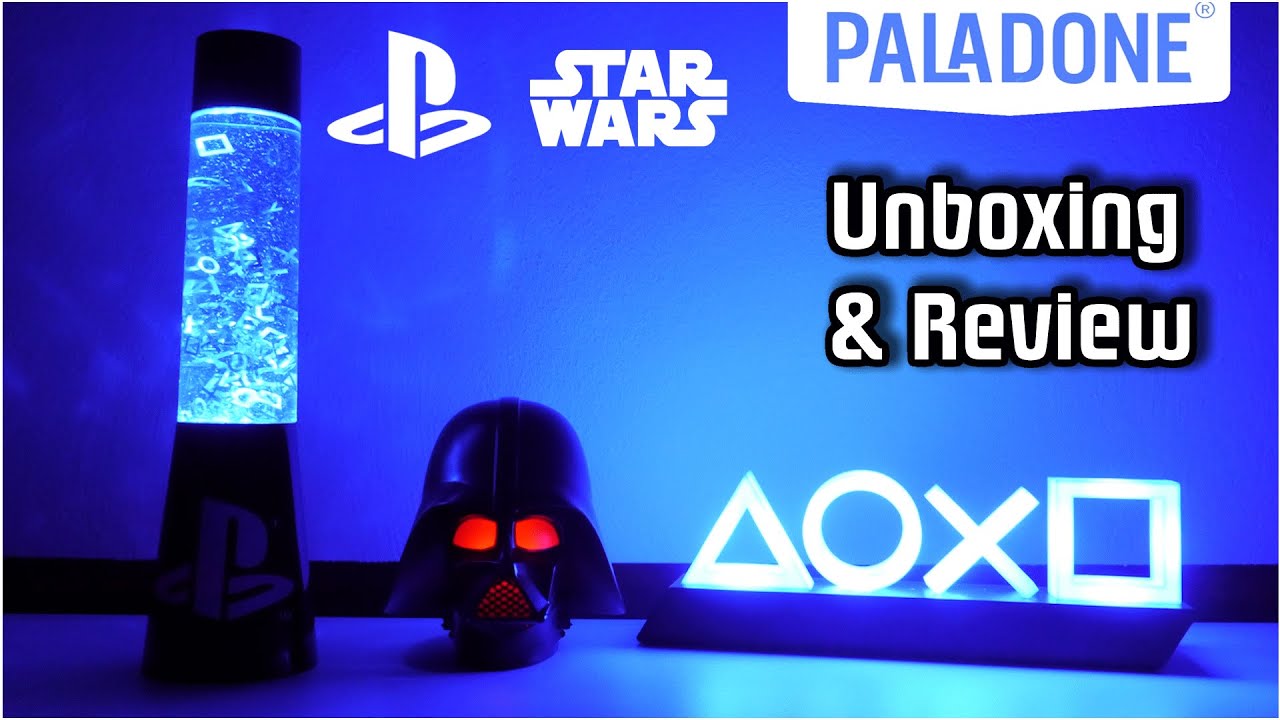 Playstation Icons & Icons Flow Light + Star Wars Darth Vader Light | Paladone Unboxing & Review