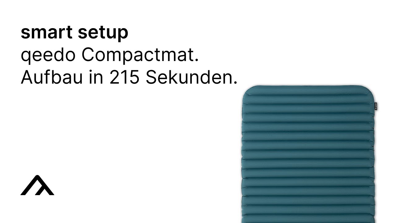 qeedo | Compactmat. Aufbau in 215 Sekunden - Smart Setup