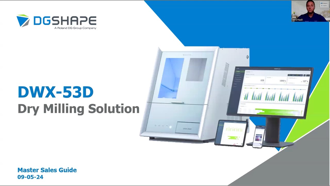 Roland DGShape DWX 53D Dry Milling Solution