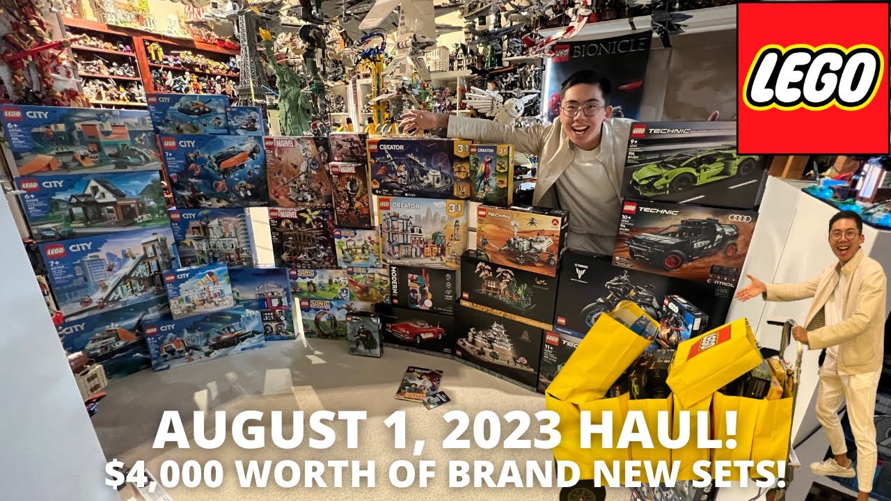 My MASSIVE $4K August 1 LEGO Haul!