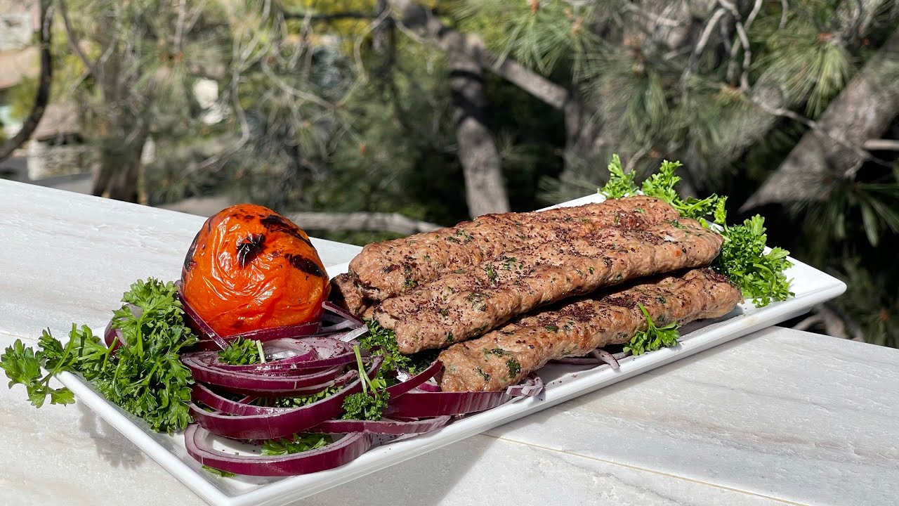 Grilled Lamb Kofta Kebab Recipe | Iraqi Kebab |  Kebab Erbil Style
